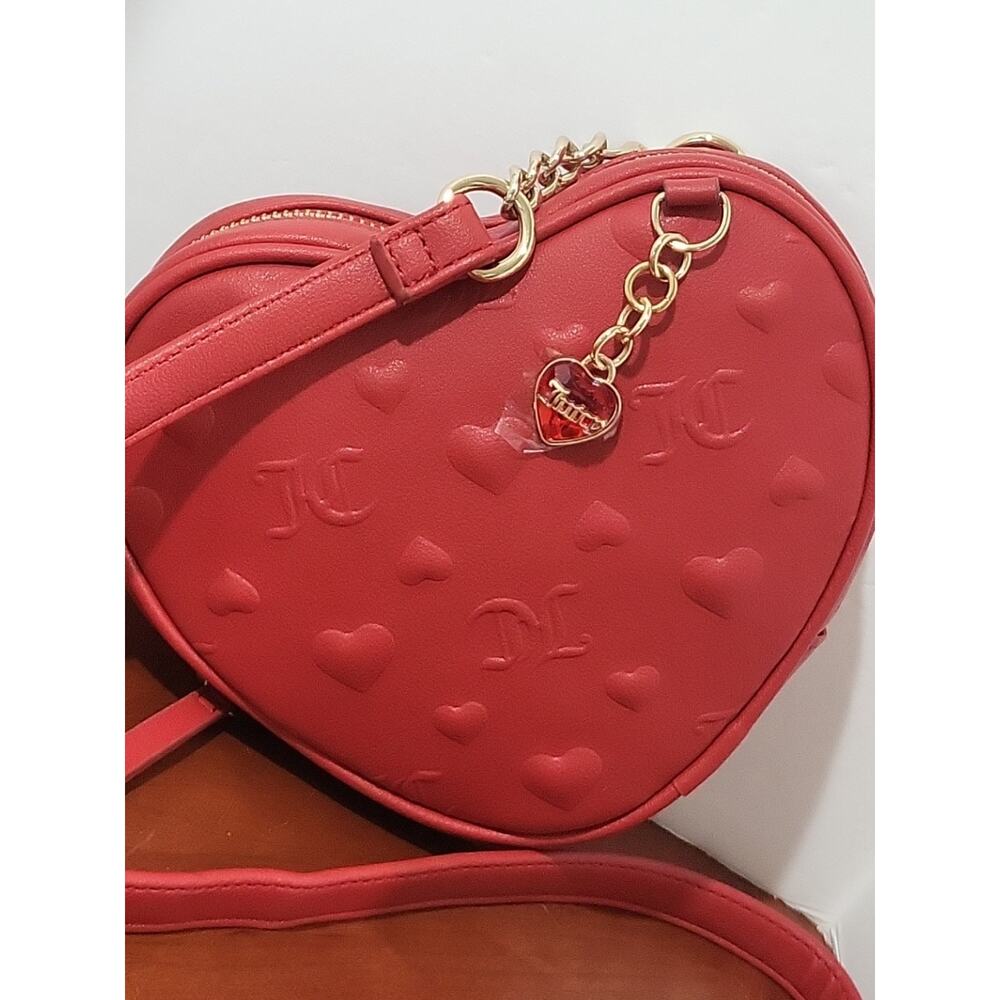 juicy couture Red Heart Crossbody Purse Nwt - Picture 4 of 8